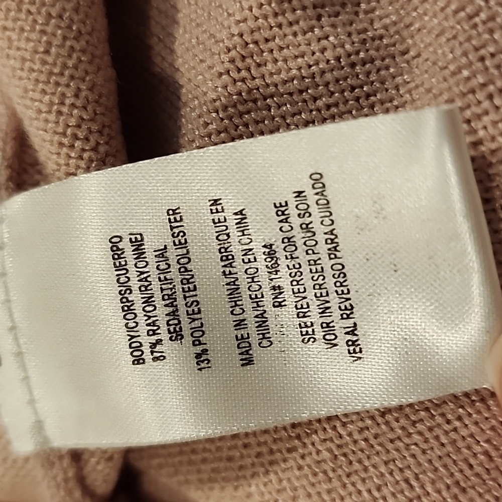 NWT JULIA JORDAN Fit & Flare Sweater Dress in Blush Size 8 - Picture 5 of 6